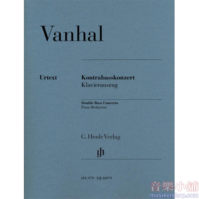 Vanhal : Double Bass Concerto Double Bass and Pian