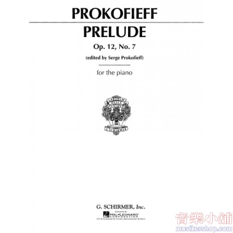 Prelude in C, Op. 12, No. 7 Piano Solo