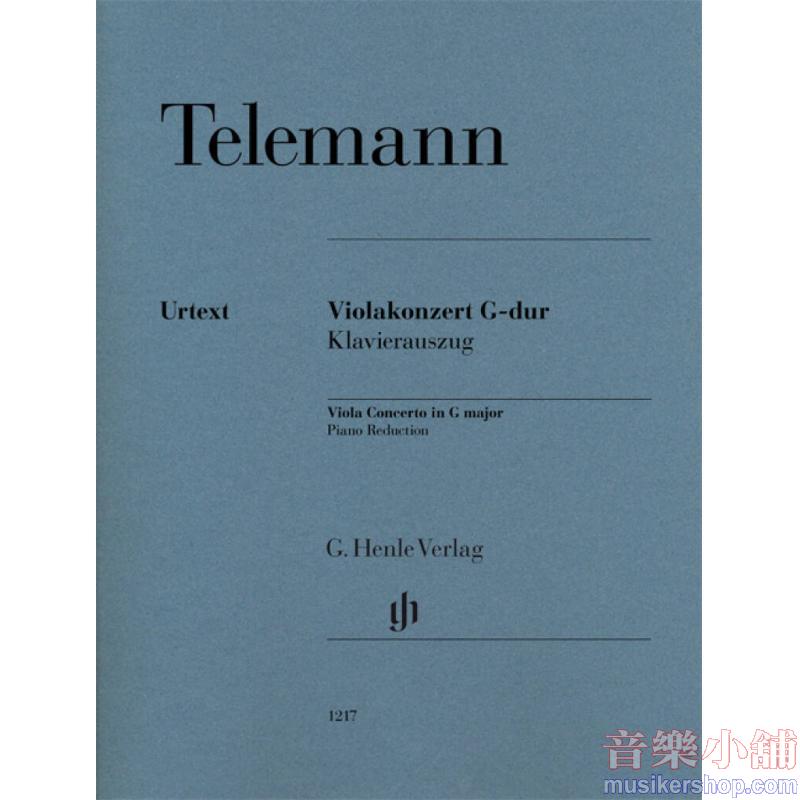 Telemann : Viola Concerto in G major (Piano Reduction)