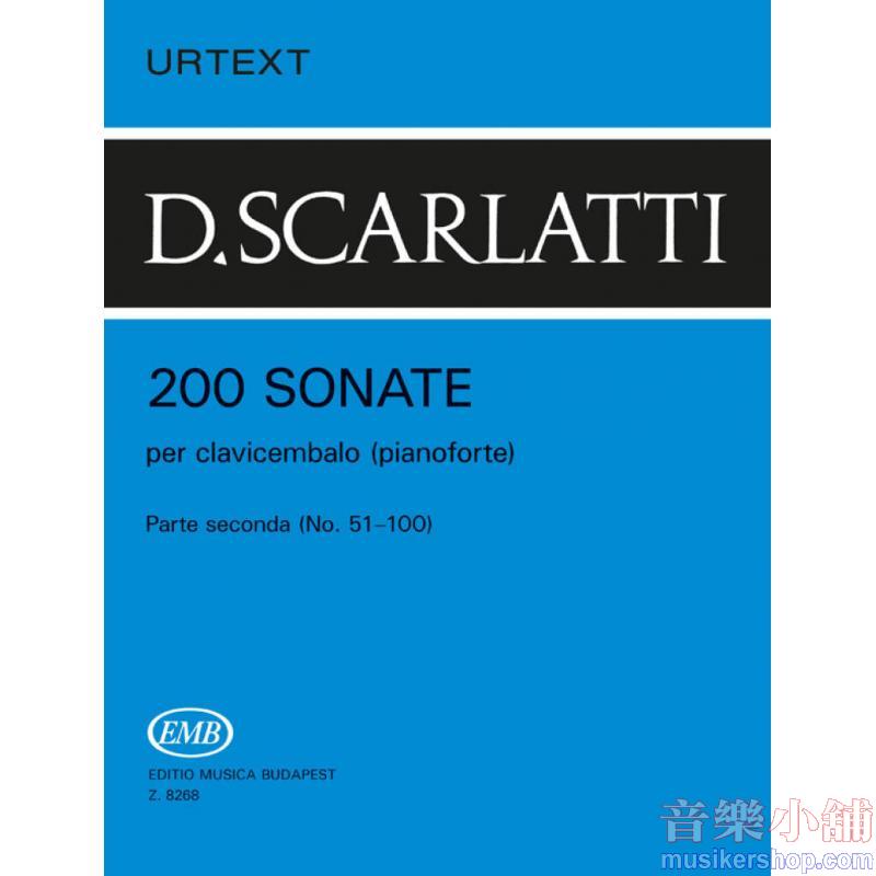 Domenico Scarlatti : 200 Sonate per Clavicembalo Vol. 2 (Pianoforte)