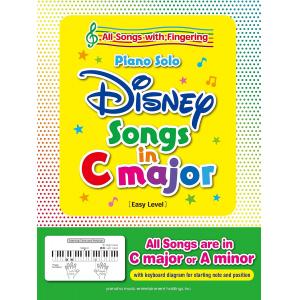 Disney Songs in C Major for Piano Solo / English V...