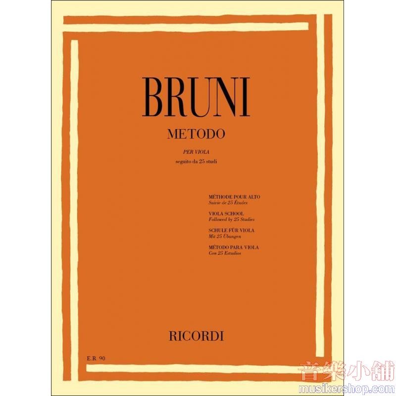 B. Bruni : Metodo per Viola seguito da 25 Studi