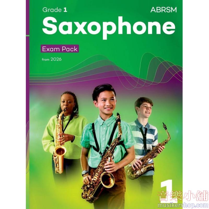 ABRSM Saxophone Exam Pack from 2026, Grade 1