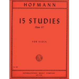 Hofmann：15 Studi Op. 87
