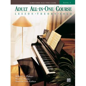 Alfred's Basic Adult All-in-One Course, Book 3 (Lesson · Theory · Solo)