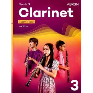 ABRSM Clarinet Exam Pack, Grade 3 – from 2026