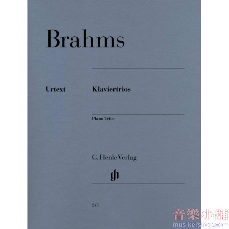 Brahms : Piano Trios (Urtext) Op. 8 / Op. 87 / Op. 101
