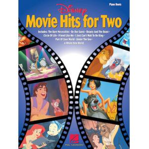 Disney Movie Hits for Two Lower-Intermediate Level Piano Duets