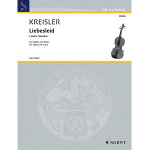 Fritz Kreisler : Love's Sorrow (Liebesleid)