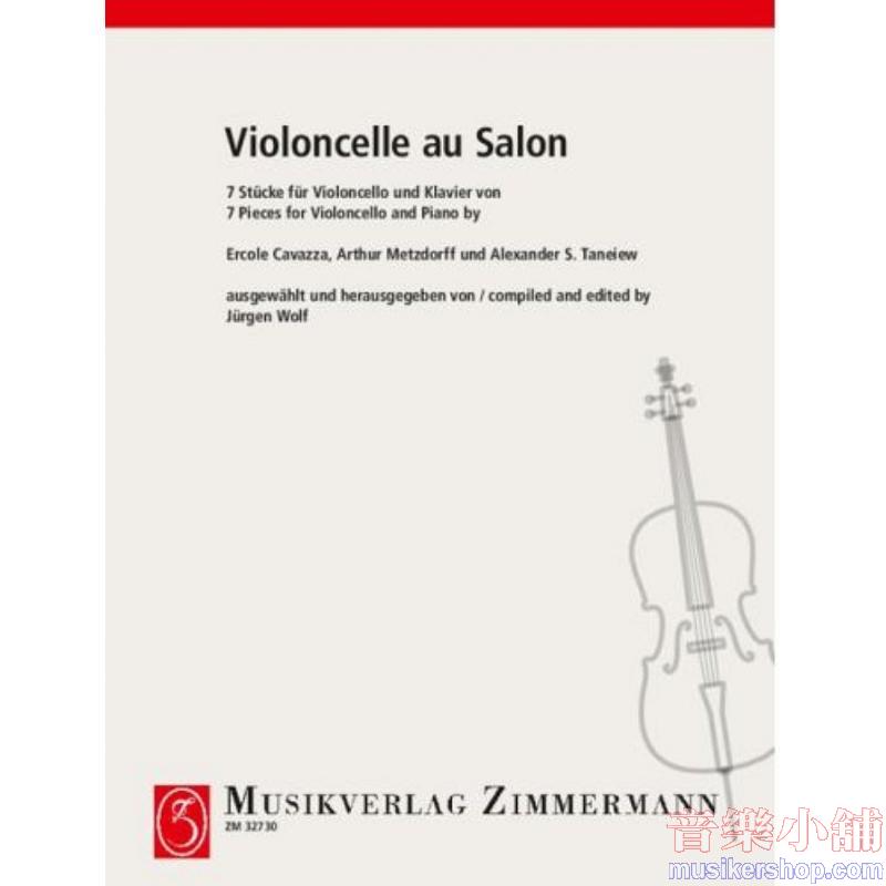 Jürgen Wolf : Violoncelle au Salon (Metzdorff, Cavazza, Taneyev)