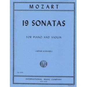 Mozart : 19 Sonate for Piano and Violin(Artur SCHN...