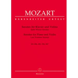 Wolfgang Amadeus Mozart : Sonatas for Piano and Vi...