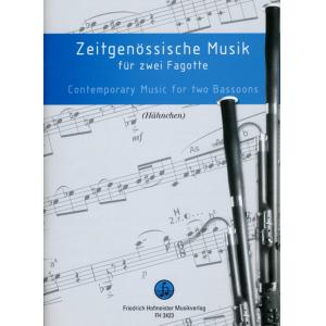 Zeitgenössische Musik für zwei Fagotte
