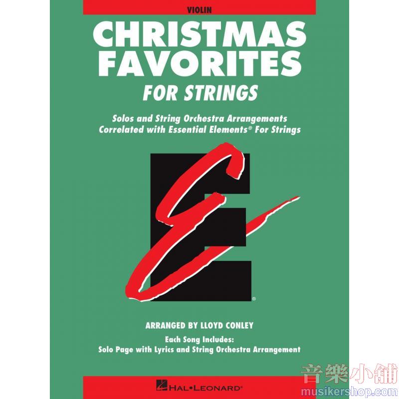 Essential Elements Christmas Favorites for Strings (Violin Book)