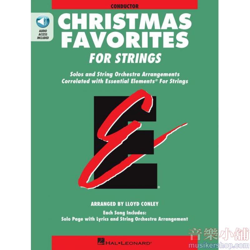 Essential Elements Christmas Favorites for Strings (Conductor Score)