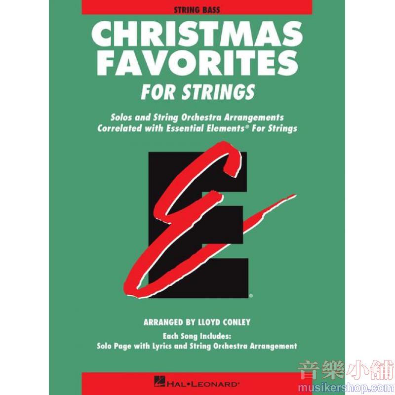 Essential Elements Christmas Favorites for Strings (String Bass Book)