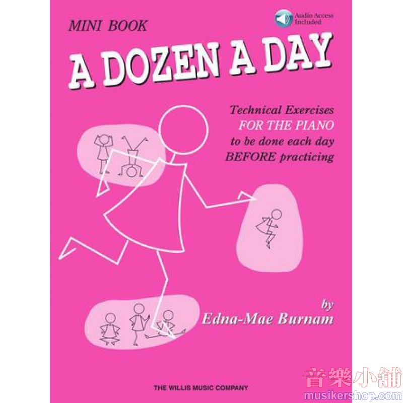 Edna-Mae Burnam : A Dozen a Day Mini Book / Audio