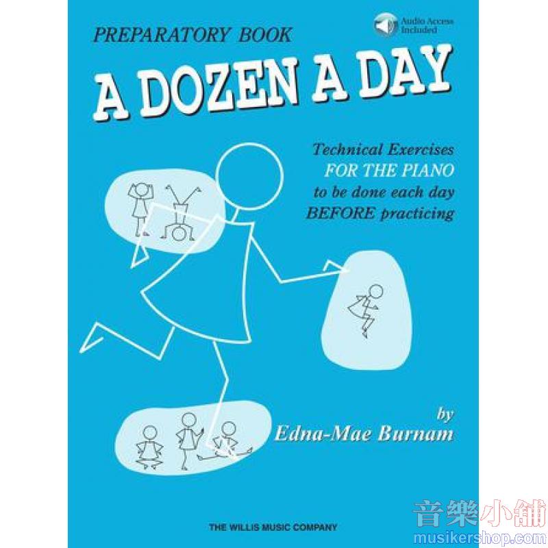 Edna-Mae Burnam : A Dozen a Day Preparatory Book / Audio