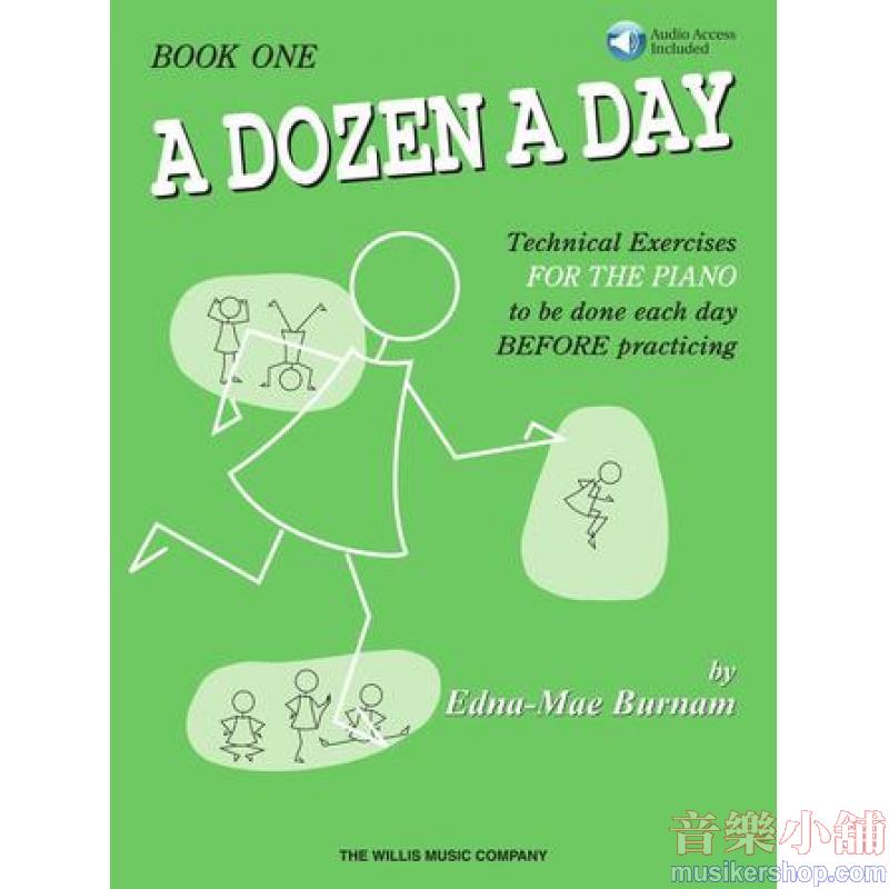 Edna-Mae Burnam : A Dozen a Day Book 1 / Audio