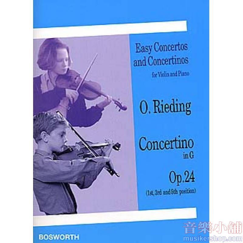 Oskar Rieding : Concertino in G major, Op. 24 Violin and Piano