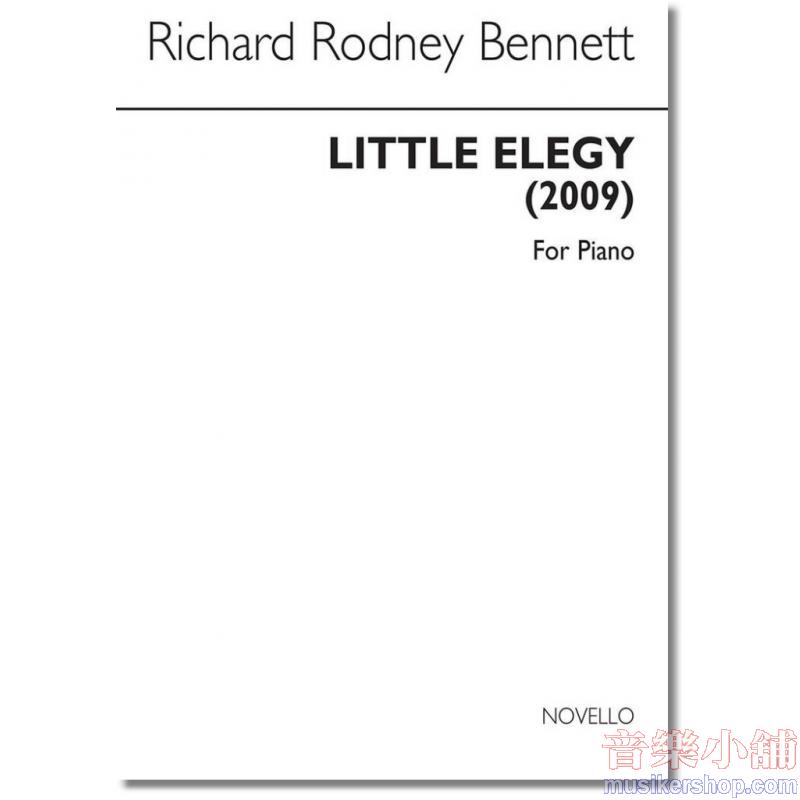 Richard Rodney Bennett : Little Elegy Piano Solo