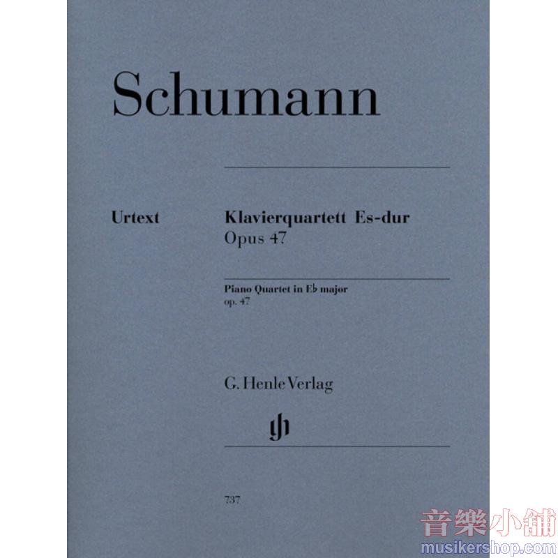Robert Schumann : Piano Quartet in E-flat major, Op. 47 Piano Quartet (Violin, Viola, Cello, Piano)