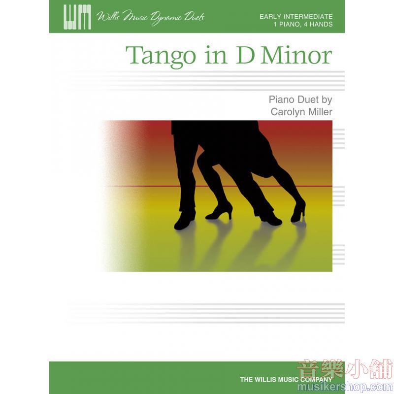 Carolyn Miller : Tango in D minor Piano Duet (1 Piano, 4 Hands) 