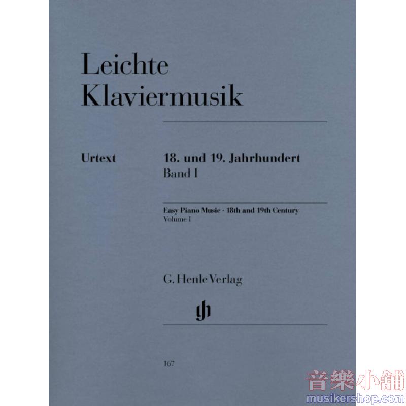 Easy Piano Music – 18th and 19th Century, Volume I