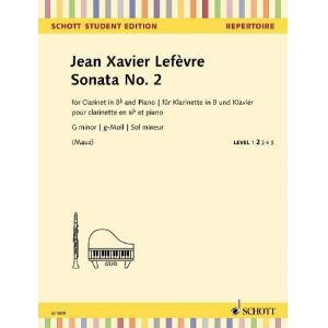 Jean-Xavier Lefèvre : Sonata No. 2 in G minor for Clarinet and Piano