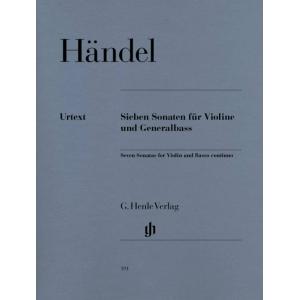 Georg Friedrich Händel : 7 Sonatas for Violin and ...