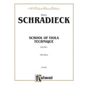 Henry Schradieck : School of Viola Technique, Volume I