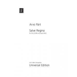 Arvo Pärt : Salve Regina for Mixed Choir (SATB) an...