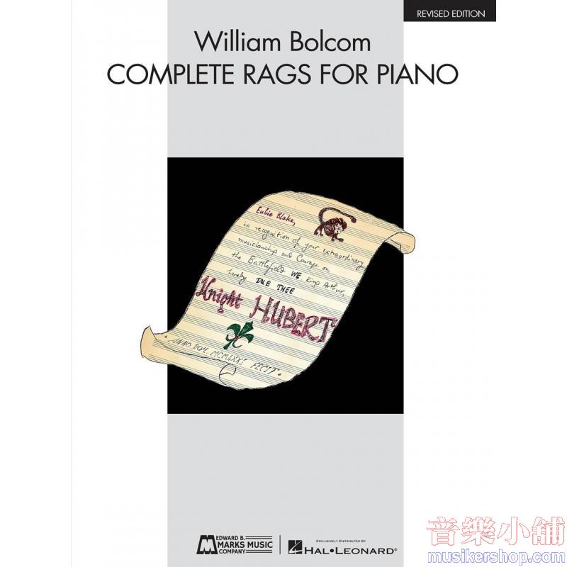 William Bolcom : Complete Rags for Piano