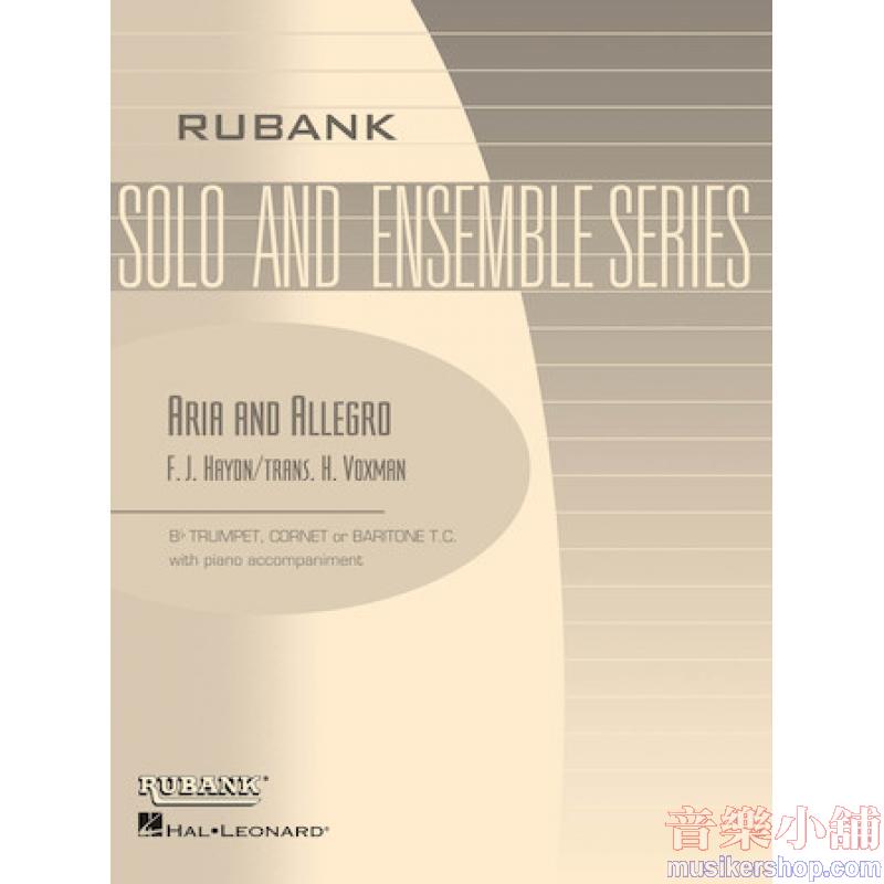 【Rubank】Haydn : Aria and Allegro Bb Trumpet / Cornet Solo with Piano