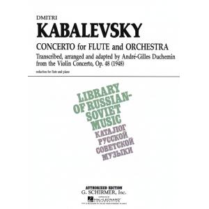 Dmitri Kabalevsky : Concerto for Flute and Orchestra, Op. 48 (Piano Reduction) Flute and Piano
