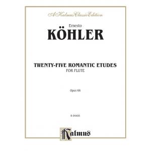 Ernesto Köhler : Twenty-five Romantic Etudes, Op. ...