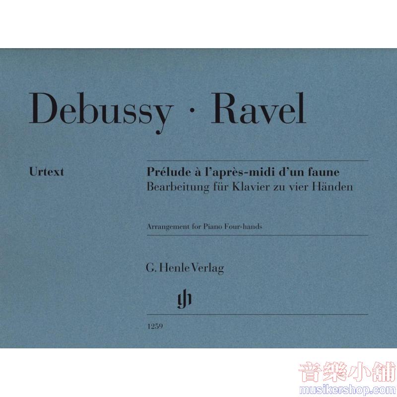 Maurice Ravel : Prélude à l'après-midi d'un faune (Arrangement for Piano Four-hands) Piano Duet (1 Piano, 4 Hands) 