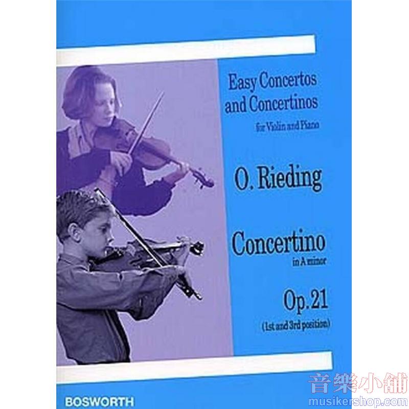 Oskar Rieding : Concertino in A Minor, Op. 21 Violin and Piano