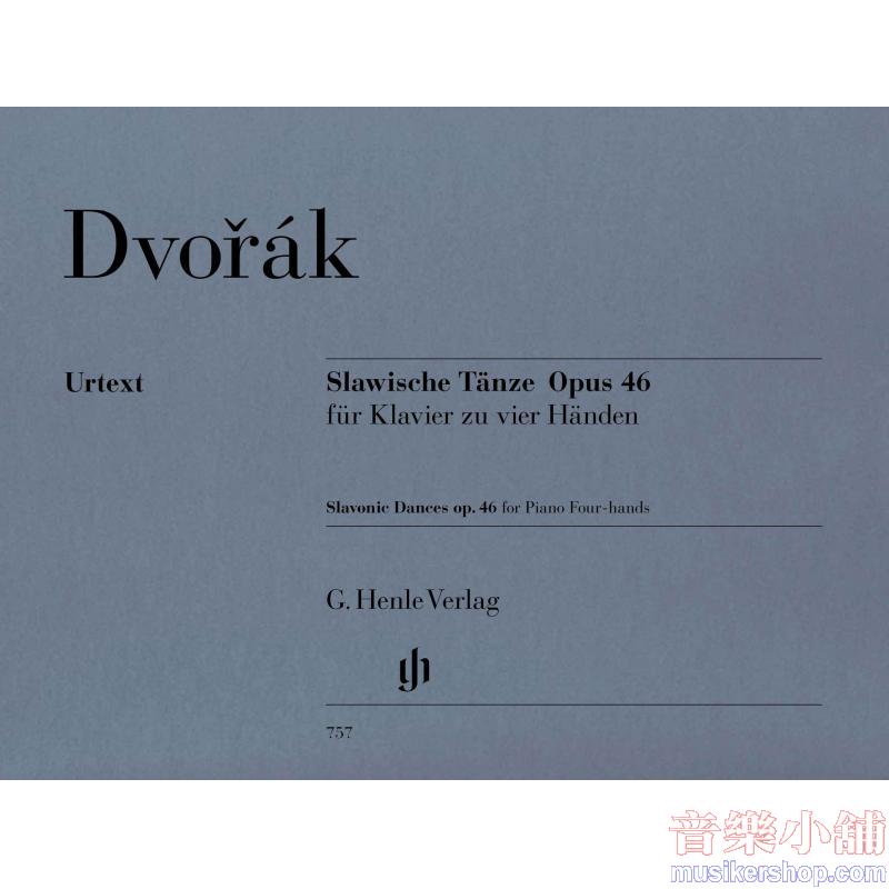 Antonín Dvořák : Slavonic Dances, Op. 46 Piano Duet (1 Piano, 4 Hands)
