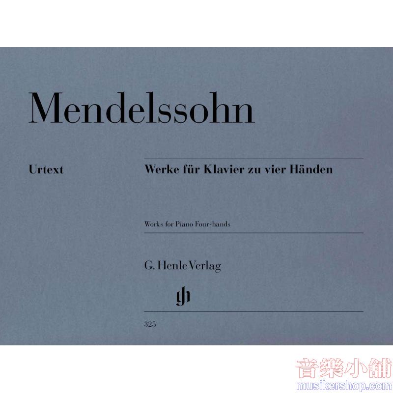 Felix Mendelssohn Bartholdy : Works for Piano Four-hands Piano Duet (1 Piano, 4 Hands)