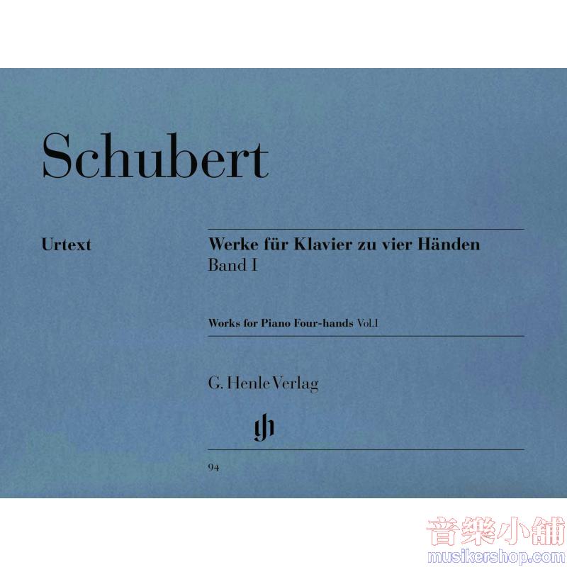 Franz Schubert : Works for Piano Four-hands, Volume I Piano Duet (1 Piano, 4 Hands) 
