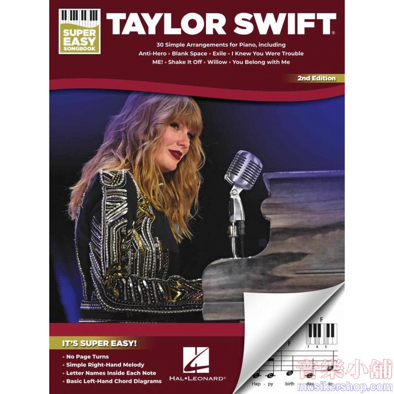 Taylor Swift – Super Easy Songbook – 2nd Edition Super Easy Songbook