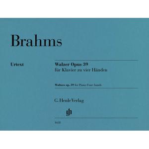 Johannes Brahms : Waltzes, Op. 39 Piano Duet (1 Pi...
