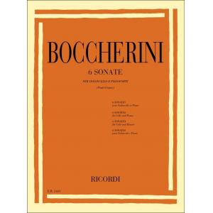 Luigi Boccherini : 6 Sonates for Cello and Piano