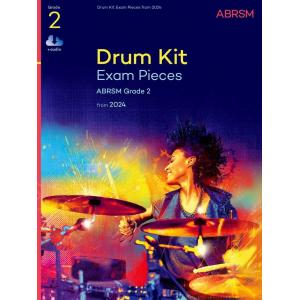ABRSM : Drum Kit Exam Pieces, Grade 2, from 2024