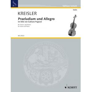 Fritz Kreisler : Praeludium and Allegro for Violin...
