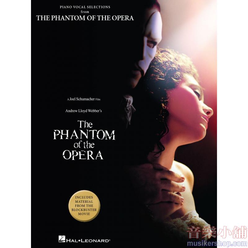 Andrew Lloyd Webber : The Phantom of the Opera – Movie Selections Piano/Vocal/Guitar Songbook