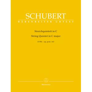 Schubert : String Quintet in C major op. post 163 ...