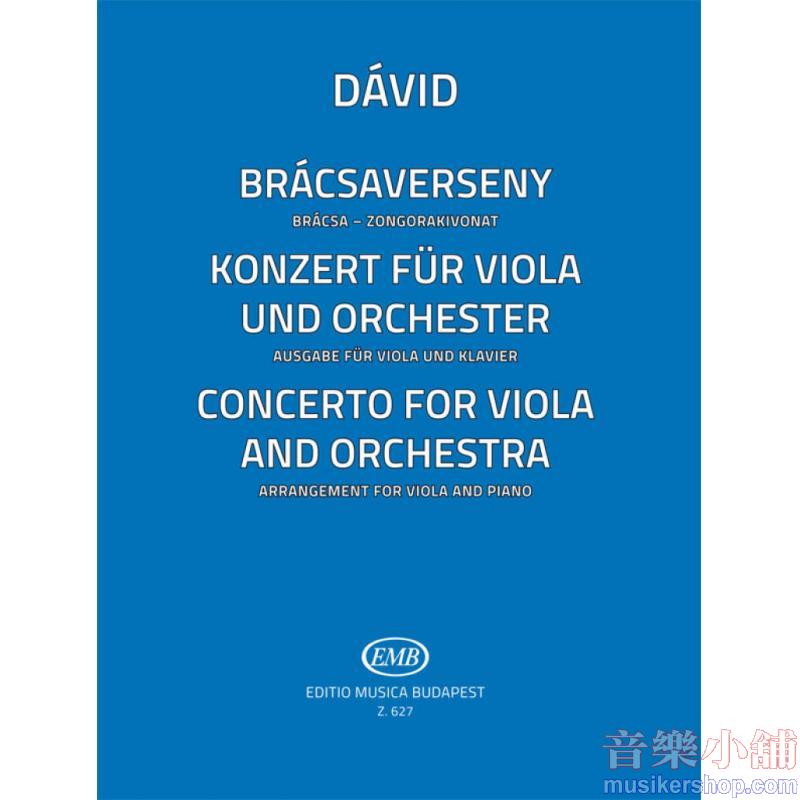 Gyula Dávid : Konzert für Viola und Orchester