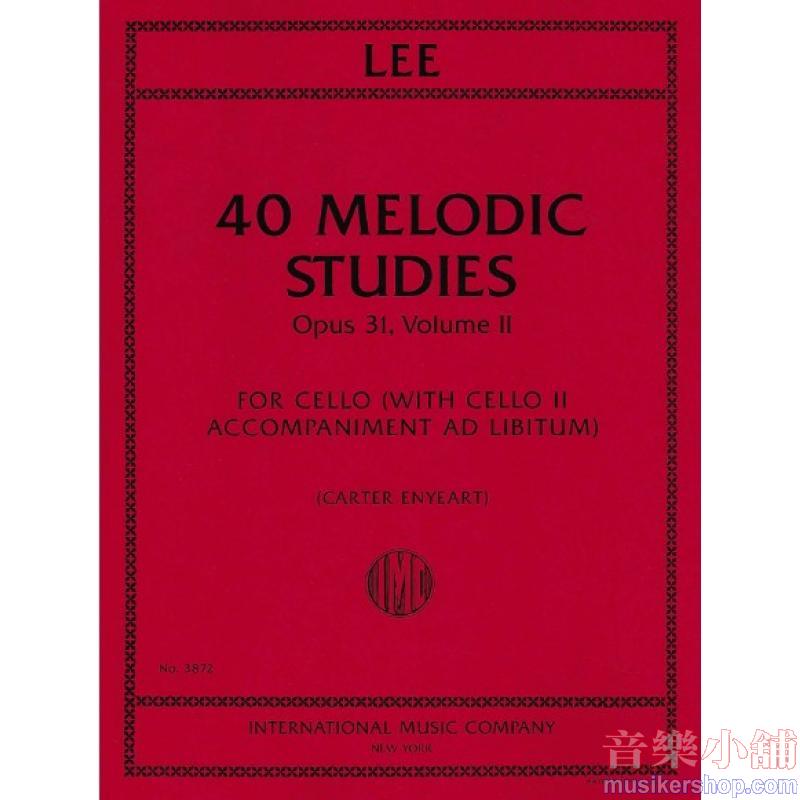 Lee: 40 Melodic Studies, Op. 31 - Volume 2
